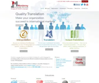 Montereylanguages.com(Monterey Language Services) Screenshot