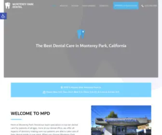 Montereyparkdentaloffice.com(Dentist in Monterey Park CA) Screenshot