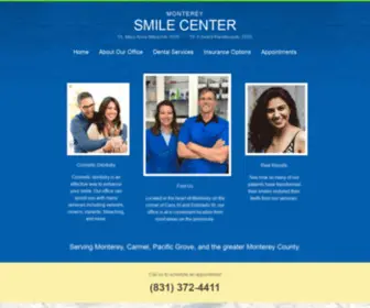 Montereysmilecenter.com(Monterey Smile Center) Screenshot