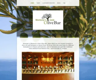 Montereystastyolivebar.com(Monterey's Tasty Olive Bar) Screenshot