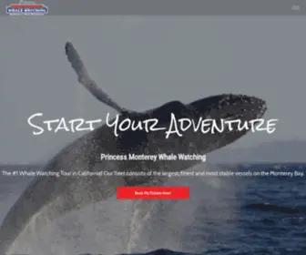 Montereywhalewatching.com(Princess Monterey) Screenshot