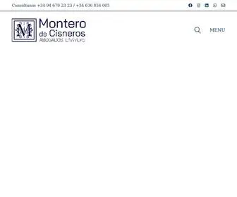 Monterodecisneros.com(Asesoría Jurídica Derecho) Screenshot