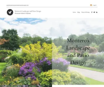 Monterolandscape.com(Montero's Landscape and Patio Design) Screenshot