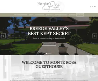 Monterosa.co.za(Monte Rosa Guesthouse) Screenshot