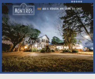 Monterosrestaurant.com(Montero's Restaurant has it all) Screenshot