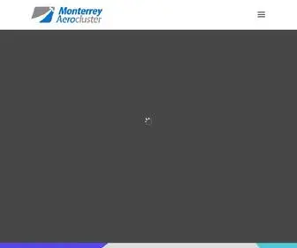 Monterreyaerocluster.com(Monterrey Aerocluster: Cluster Aeroespacial y de Manufactura Avanzada del Noreste de México) Screenshot