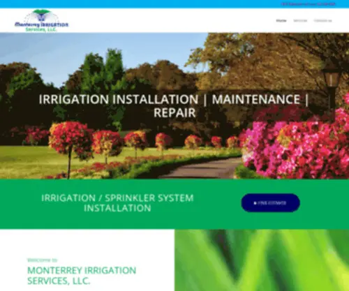 Monterreyirrigation.com(Monterrey Irrigation) Screenshot