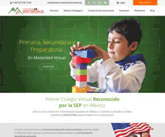 Monterrosaleshomeschool.org(Colegio Virtual Monterrosales México) Screenshot