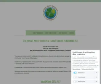 Montessori-Aiglons.com(Collège Maria Montessori à Cruseilles en Haute) Screenshot