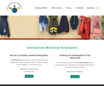 Montessori-Esslingen.de(Internationaler Montessori Kindergarten Esslingen) Screenshot