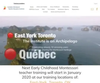 Montessori-Institute.ca(Canadian Montessori Teacher Education Institute) Screenshot
