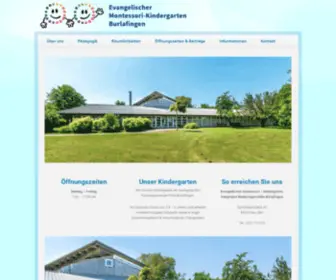 Montessori-Kiga-Burlafingen.de(Evangelischer Montessori Kindergarten Burlafingen) Screenshot