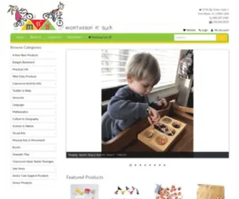 Montessori-N-Such.com(Affordable Montessori Materials and Supplies Since 1993) Screenshot