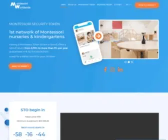 Montessori-Token.com(Montessori WorldWide Token) Screenshot