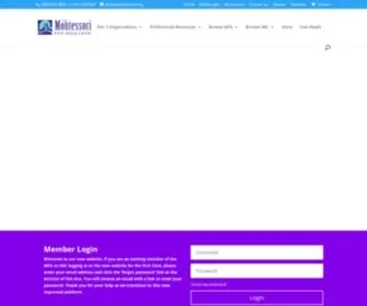 Montessori.org(Your Online Montessori Resource) Screenshot