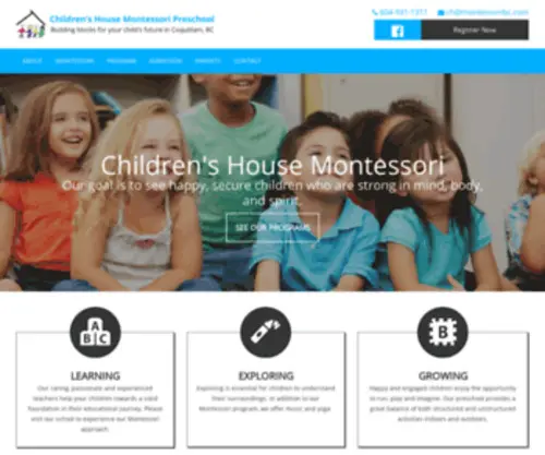 Montessoribc.com(OUR PRINCIPLES) Screenshot