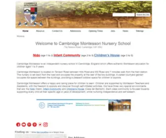 Montessoricambridge.co.uk(Montessori Education in Cambridge) Screenshot