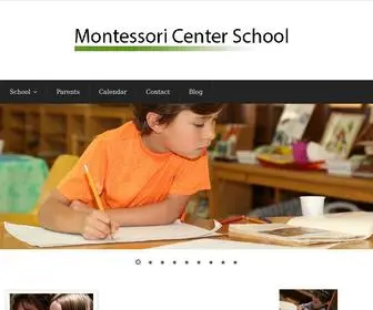 Montessoricenterschool.com(Montessori Center School) Screenshot