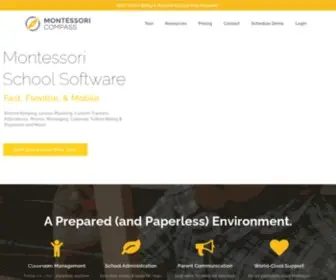 Montessoricompass.com(Online Montessori Record Keeping Software) Screenshot