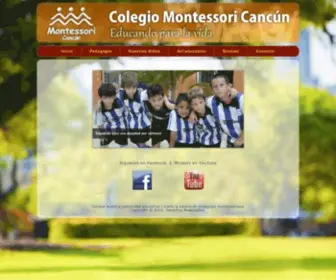Montessoridecancun.com(Colegio Montessori Cancún) Screenshot