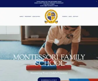 Montessorifamilyschool.com(Montessori Family School) Screenshot