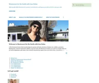 Montessorifortheearth.com(Montessori for the Earth with Lisa Nolan) Screenshot