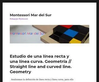 Montessorimardelsur.es(Montessori Mar del Sur) Screenshot