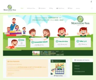 Montessorinan.mx(Bienvenidos al Centro Montessori Nan) Screenshot