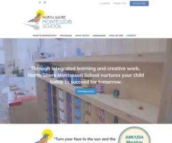 Montessorinorthshore.org(North Shore Montessori School) Screenshot