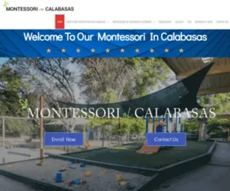 Montessoriofcalabasas.com(The Best Preschool In Calabasas) Screenshot