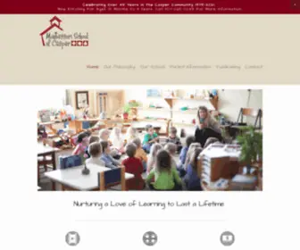 Montessoriofcasper.com(Montessori School of Casper) Screenshot