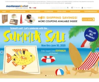 Montessorioutlet.com(Montessori Outlet Official Website) Screenshot