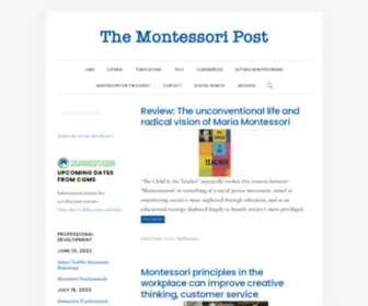 Montessoripost.com(The Montessori Post) Screenshot