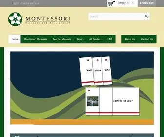 Montessorird.com(Montessori Research & Development) Screenshot