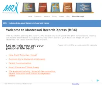 MontessorirecordsXpress.com(Sales Site MRX) Screenshot