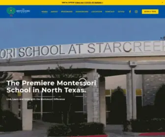 Montessorischool.com(The Montessori School at StarCreek) Screenshot