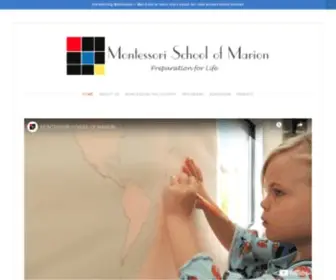 Montessorischoolofmarion.org(The Montessori School of Marion) Screenshot