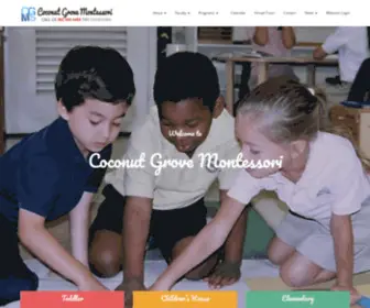 Montessorischoolsmiami.com(Coconut Grove Montessori School Miami) Screenshot