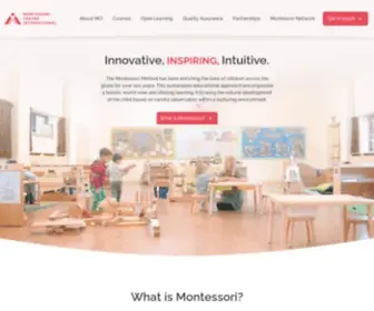 Montessoritraining.org.uk(Montessori Centre International) Screenshot