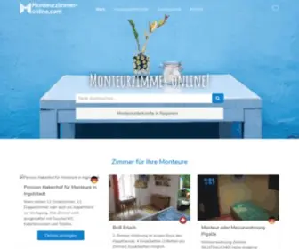 Monteurzimmer-Online.com(Monteurunterkünfte) Screenshot