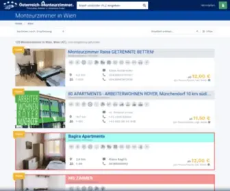 Monteurzimmer-Wien.at(Wien) Screenshot