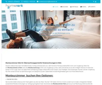 Monteurzimmerkoeln.com(Monteurzimmer Köln) Screenshot