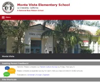 Montevistaca.com(Monte Vista School) Screenshot