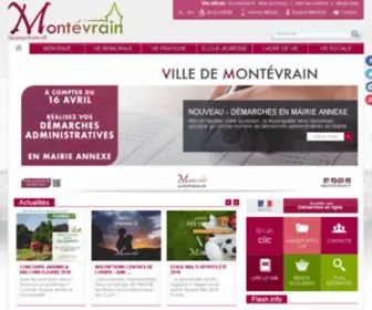 Montevrain.fr(Accueil) Screenshot