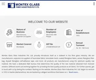 Montexglassfibre.co.in(Montex Glass Fibre Industries) Screenshot