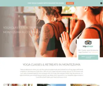 Montezumayoga.com(Montezuma Yoga) Screenshot