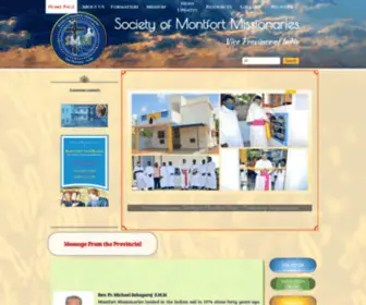 Montfort-India.com(Montfort Fathers) Screenshot