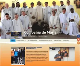 Montfortianos.org(Sitio Oficial de los Montfortianos en Colombia) Screenshot