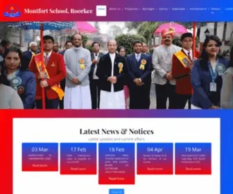 Montfortroorkee.com(Montfort School Roorkee) Screenshot