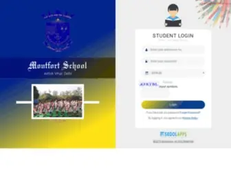 Montfortschooldelhi.org(Parent Portal) Screenshot